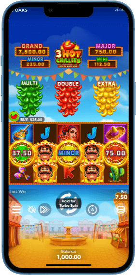 Дизайн гри 3 Hot Chillies slot
