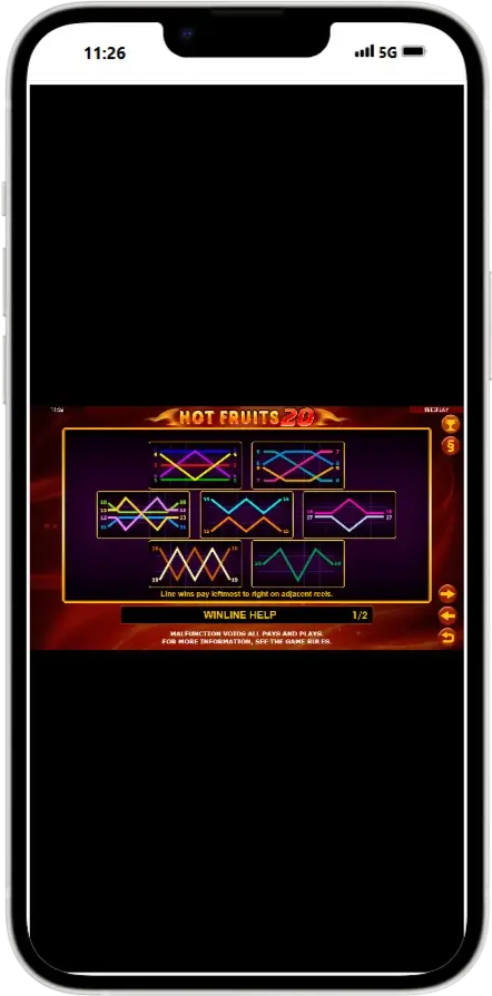 Hot Fruits 20 Інформація 0.2