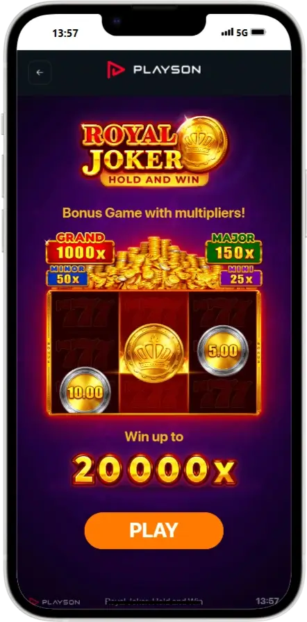 Royal Joker: Hold And Win Дизайн