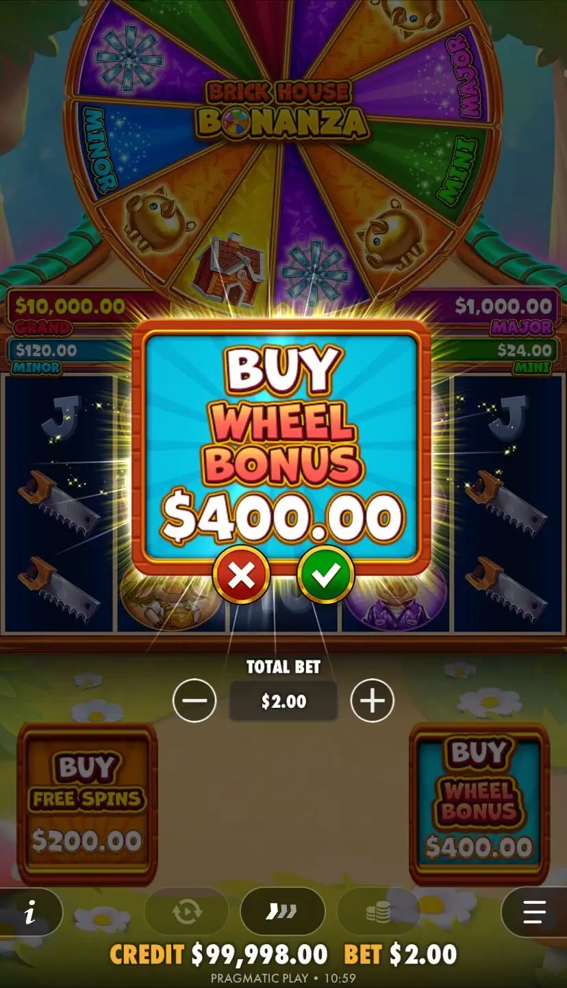 Brick House Bonanza Бонус