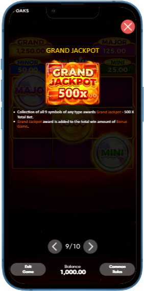 Grand jackpot гри в Coin Up Hot Fire