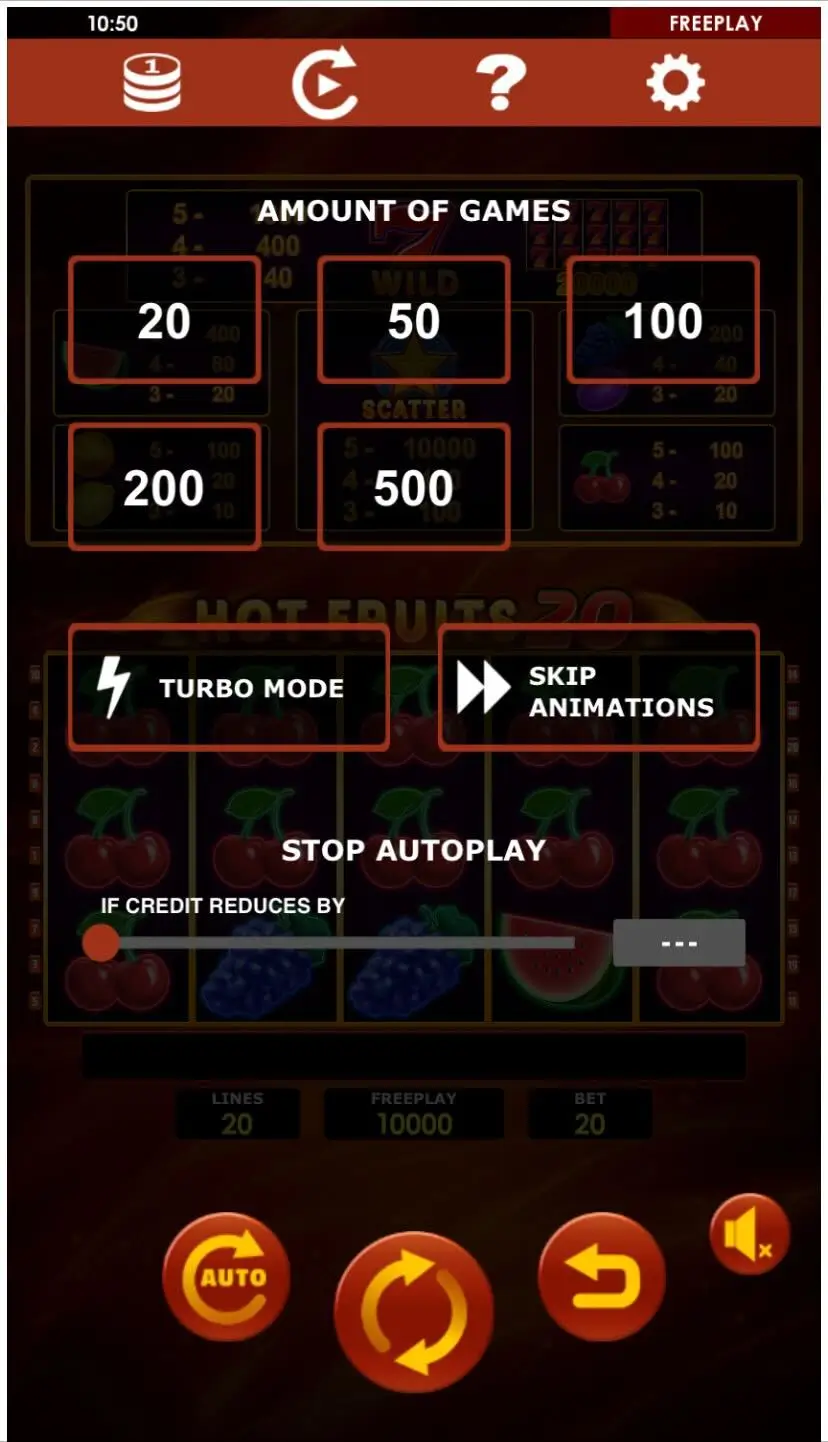 Hot Fruits 20 Автогра