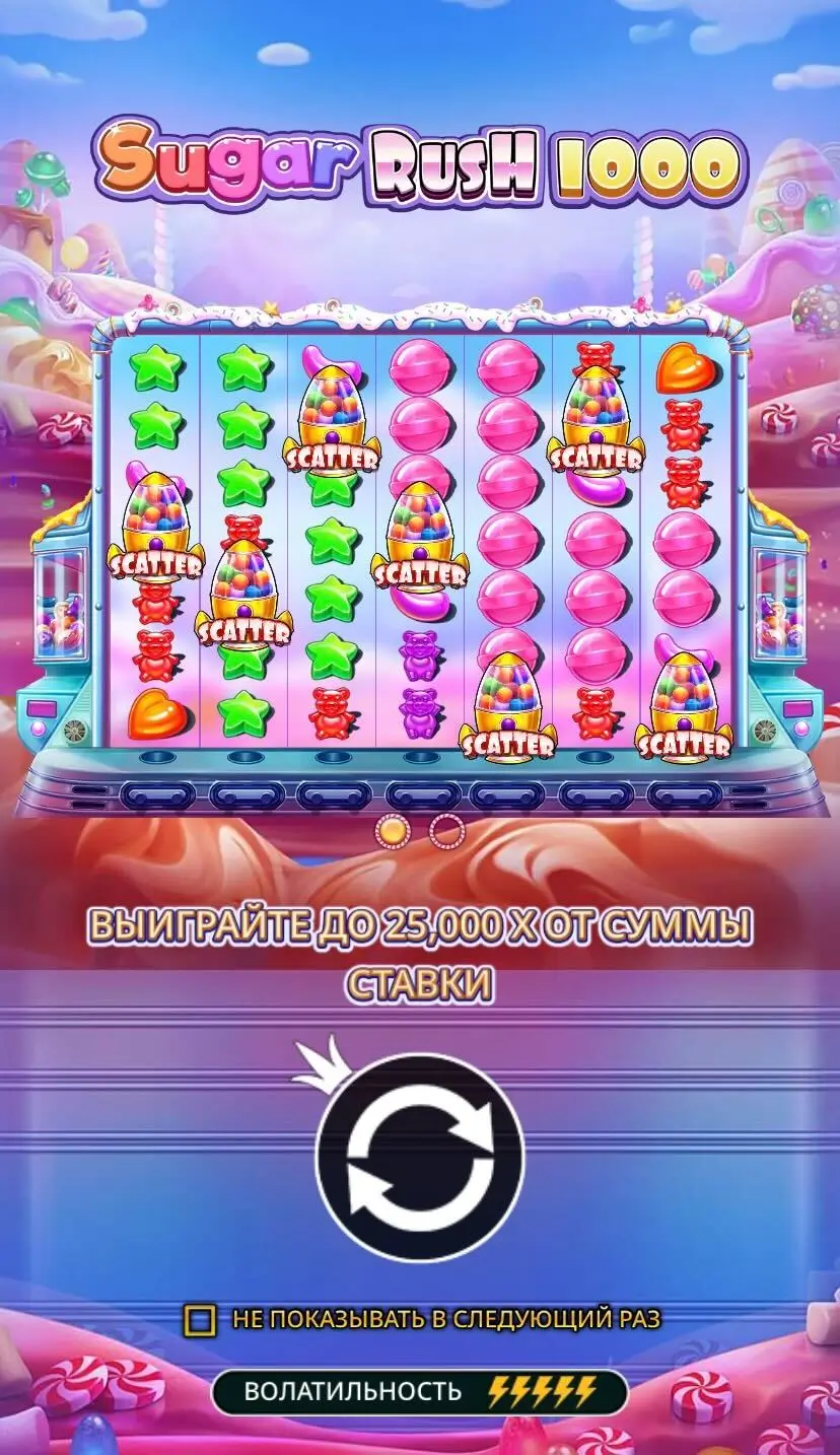 Sugar Rush 1000 Головна