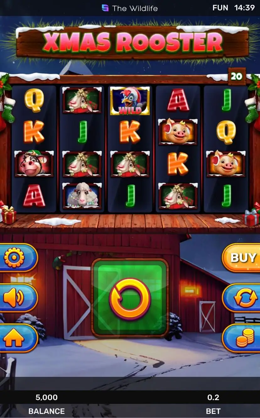 Xmas Rooster Дизайн