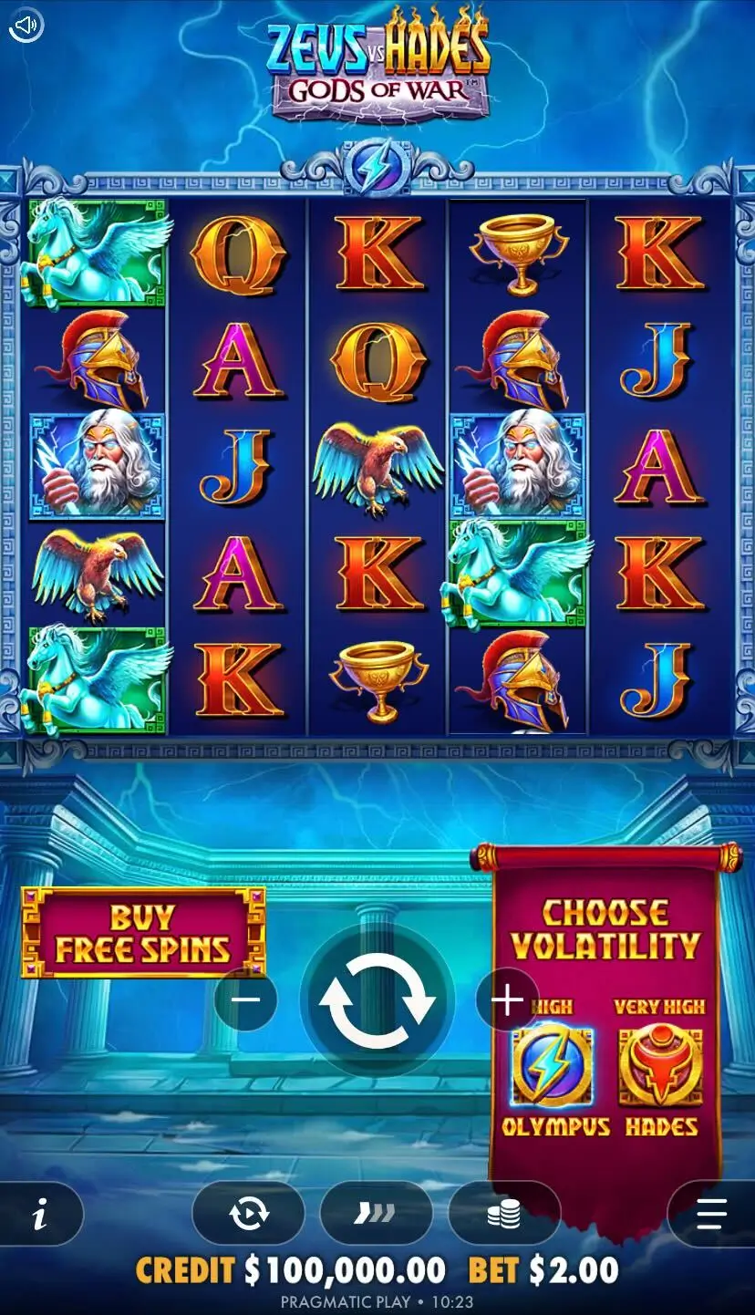 Zeus vs Hades — Gods of War Дизайн