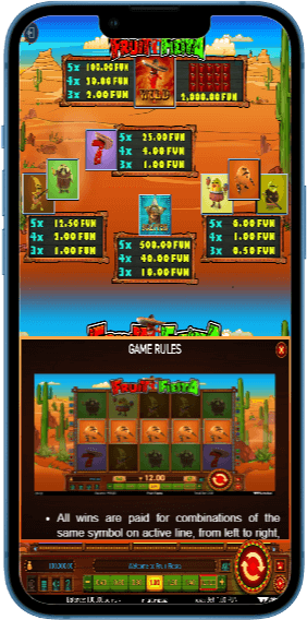 Правила гри слота 7s Fruit Fiesta