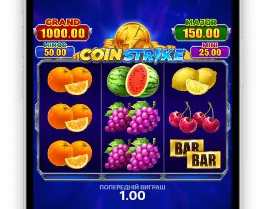Слот Coin Strike: Hold and Win