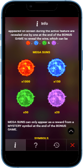 Mega suns гри Pome Race 10 Sun Link
