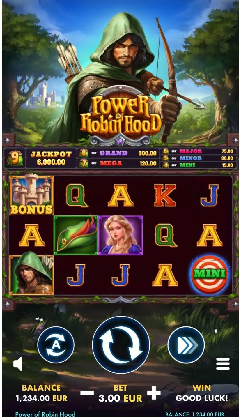 Power of Robin Hood Головна