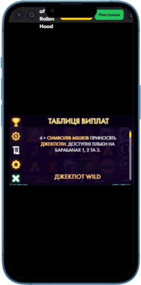 Джекпот слота Сила Робін Гуда