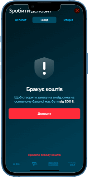 Виведення коштів на казино Vegas