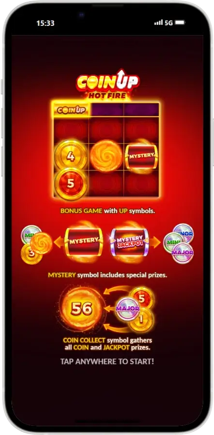 Coin Up: Hot Fire Игра