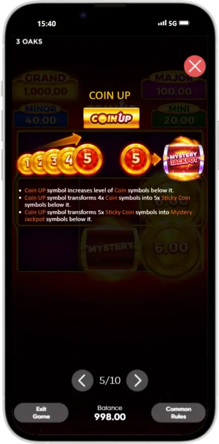 Coin Up: Hot Fire Информация