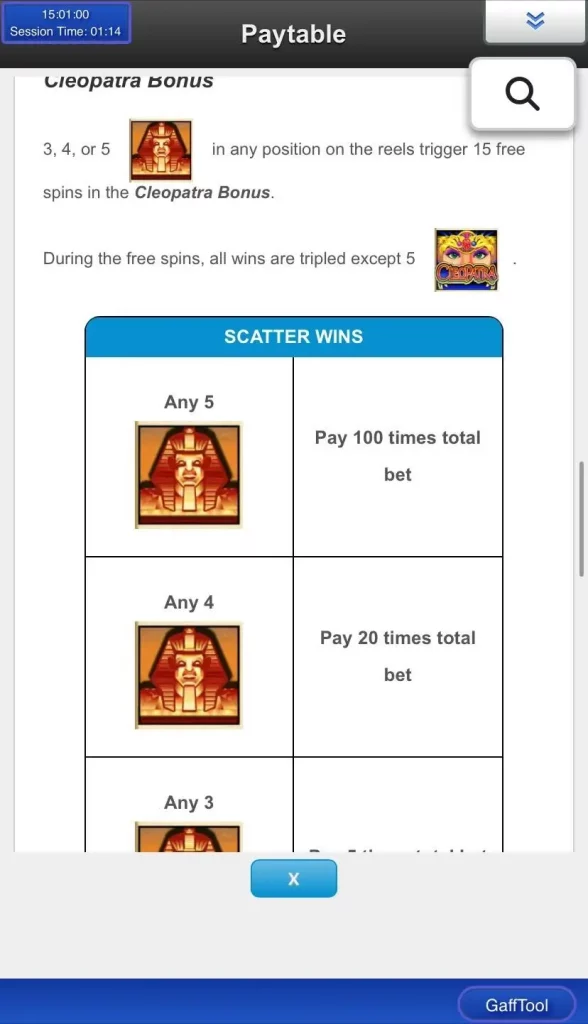 Cleopatra Бонус