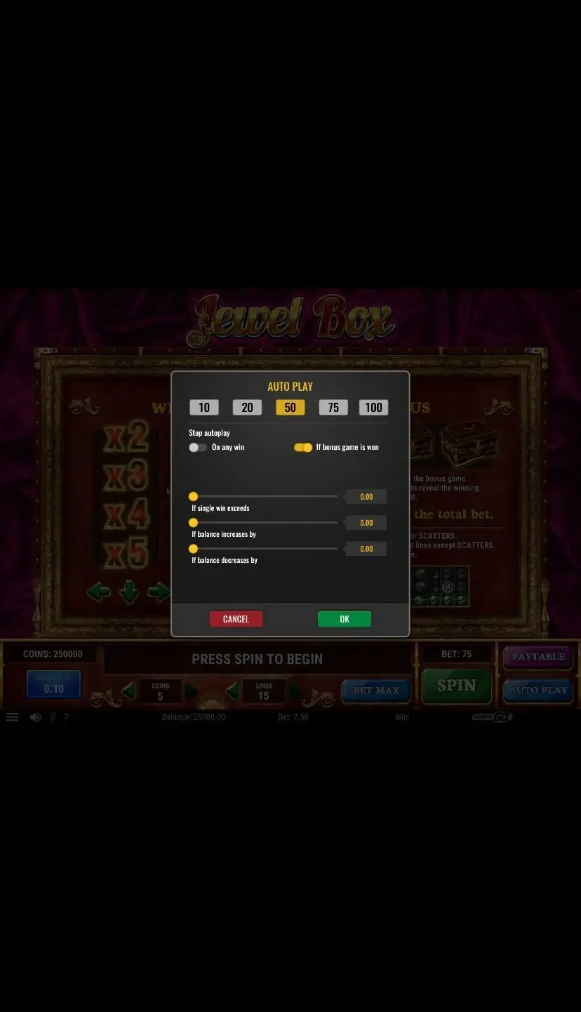 Jewel Box Авто гра