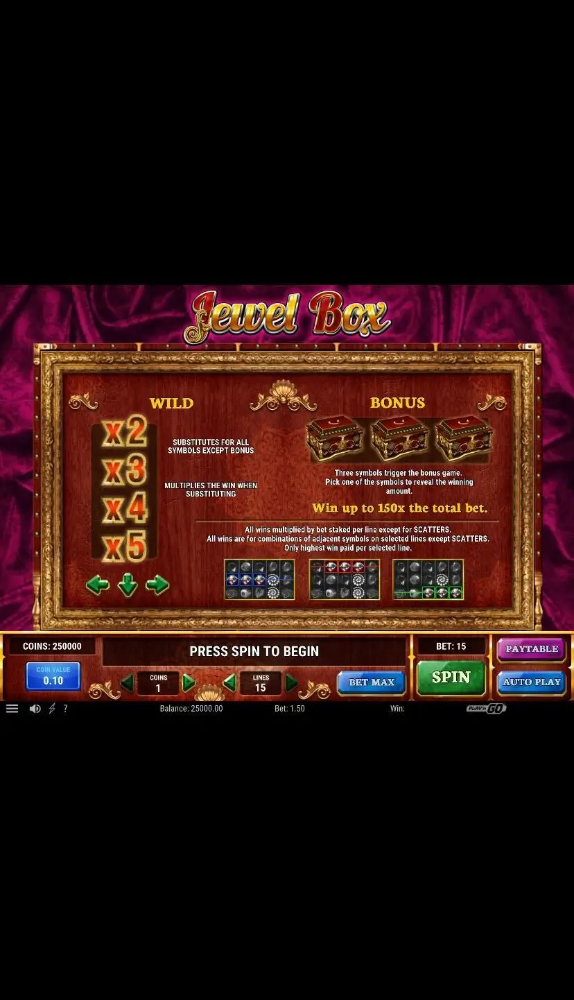 Jewel Box Информация