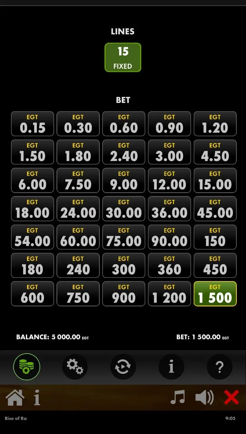 Rise Of Ra Лінії