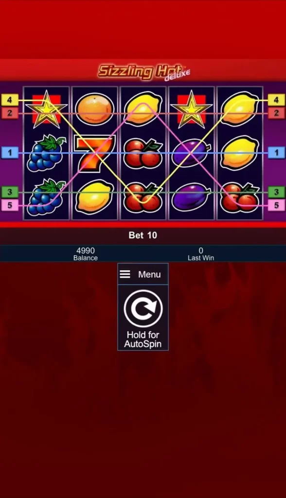 Sizzling Hot Дизайн