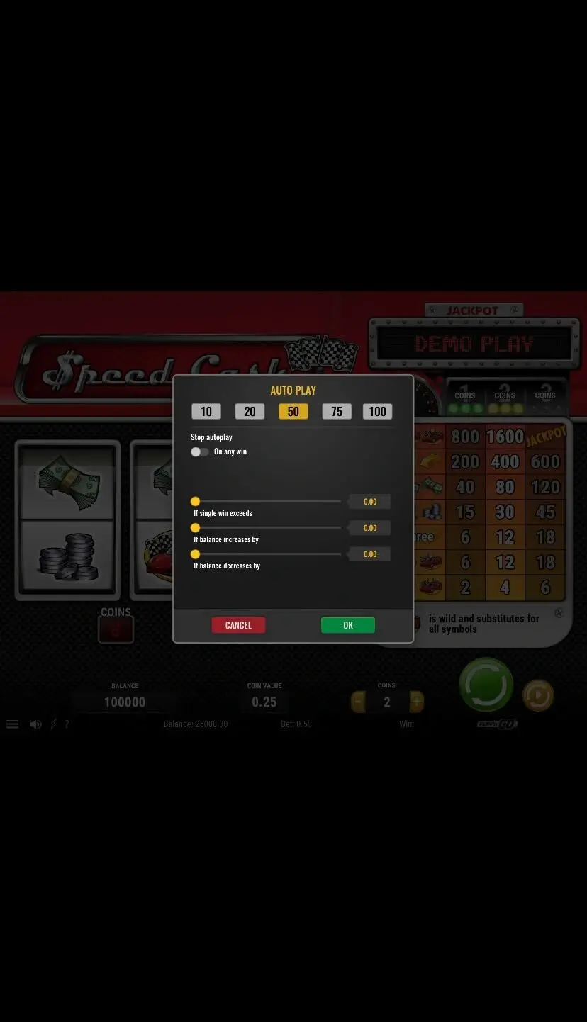 Speed Cash Авто игра