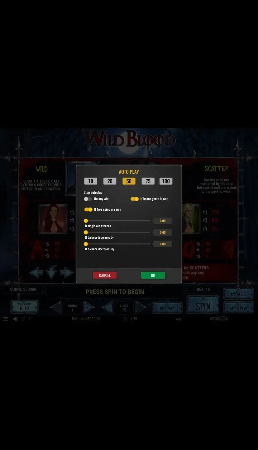Wild Blood Авто игра