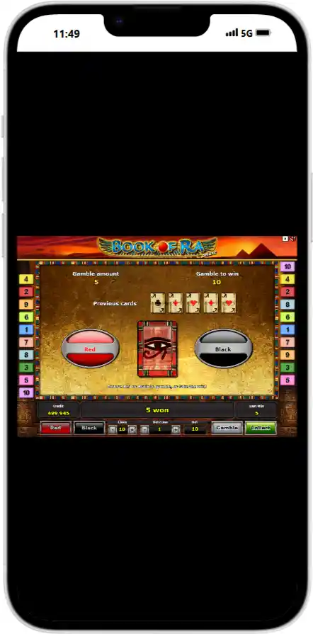 Book of Ra Правила карты