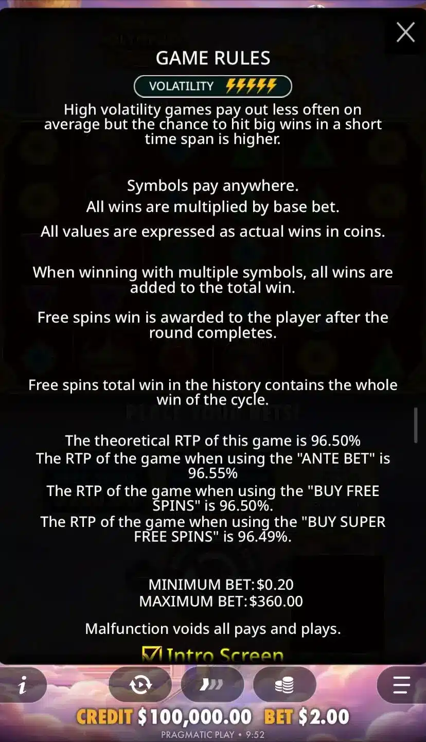 Gates of Olympus Super Scatter Правила