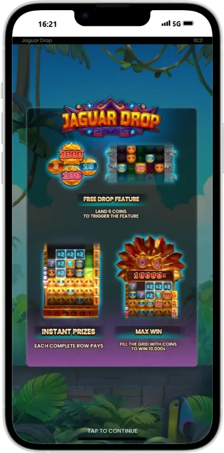 Jaguar Drop Игра
