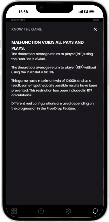 Jaguar Drop Информация 0.2