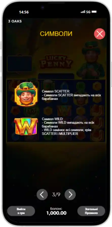 Lucky Penny Символы