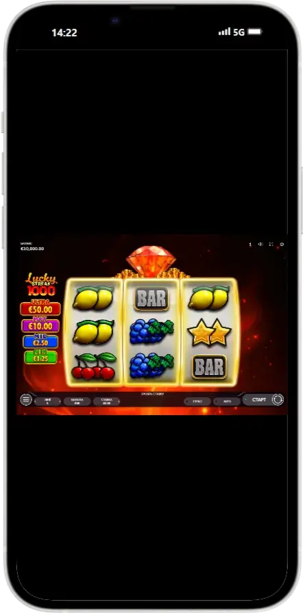 Lucky Streak 1000 Дизайн