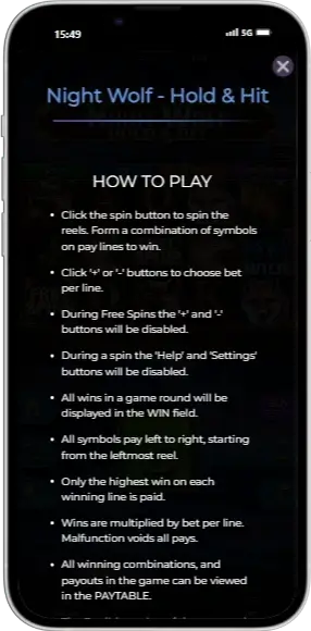 Night Wolf – Hold & Hit Информация 0.2