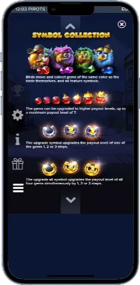 Pirots 3 Символы