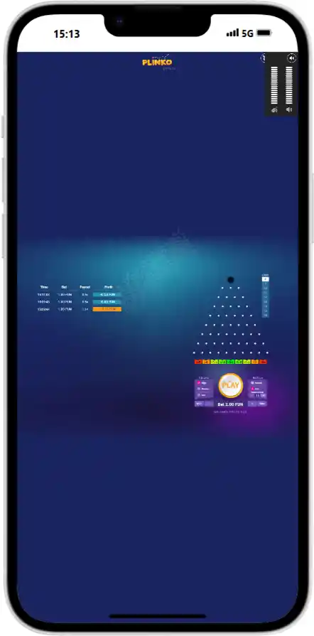 Plinko Настройки