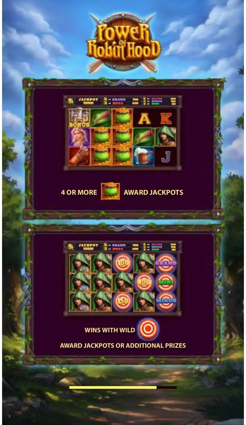 Power of Robin Hood Игра