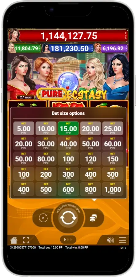 Pure Ecstasy Бонус