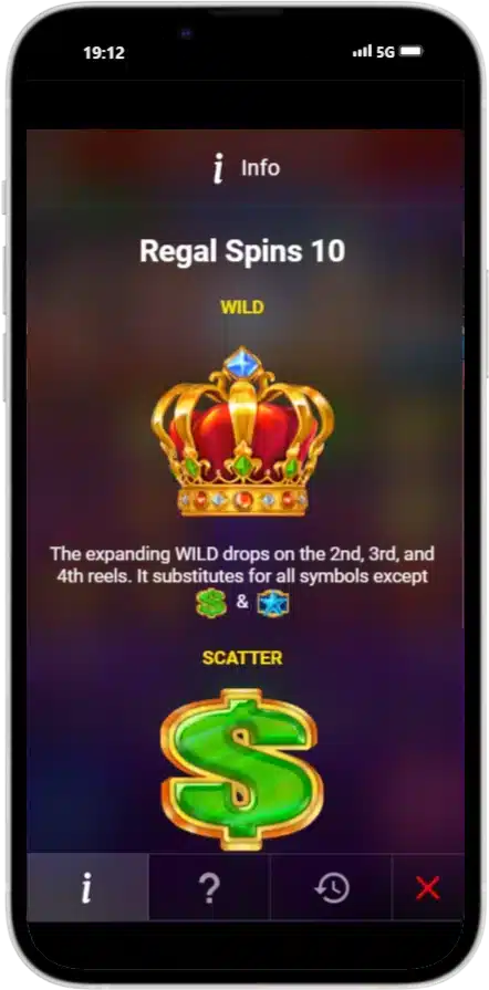 Regal Spins 10 Информация
