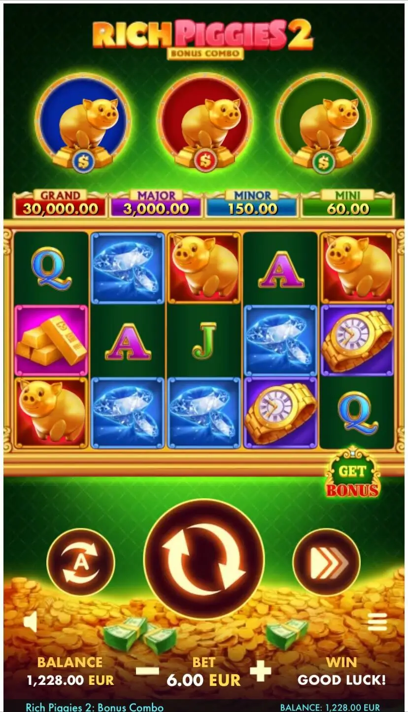 Rich Piggies 2: Bonus Combo Игра 0.2