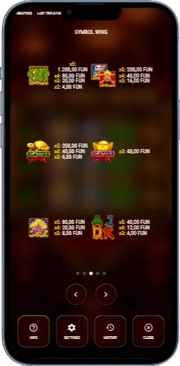 Triple Fortune Символы