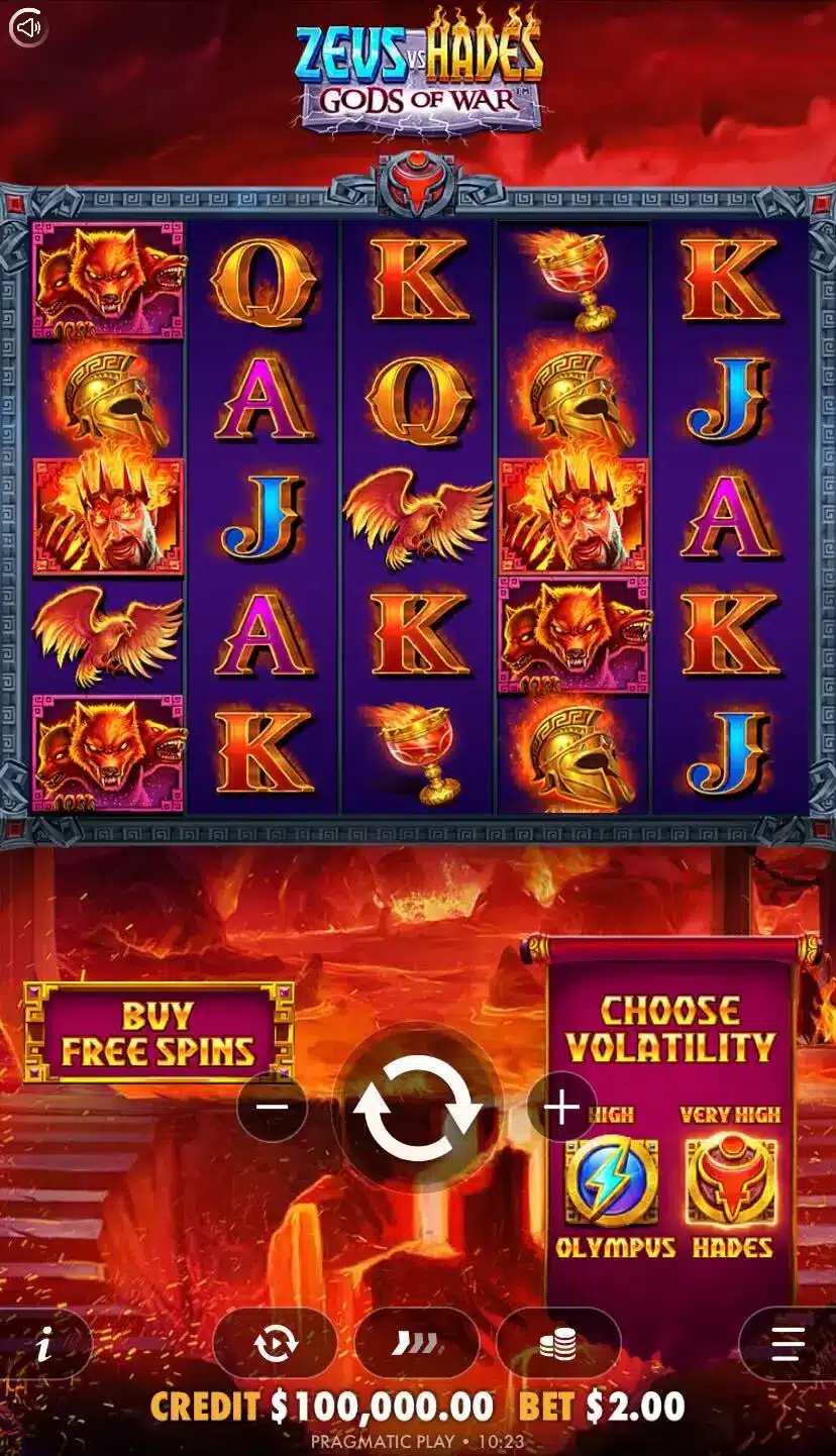 Zeus vs Hades — Gods of War Дизайн 2